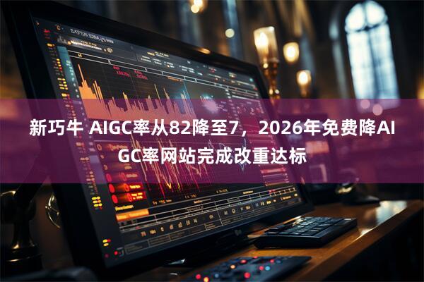 新巧牛 AIGC率从82降至7，2026年免费降AIGC率网站完成改重达标